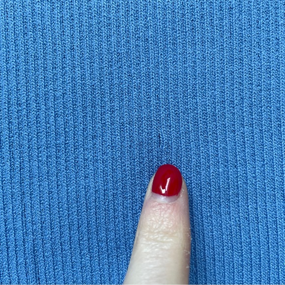 525 Ribbed Blue Tank - Picture 3 of 9